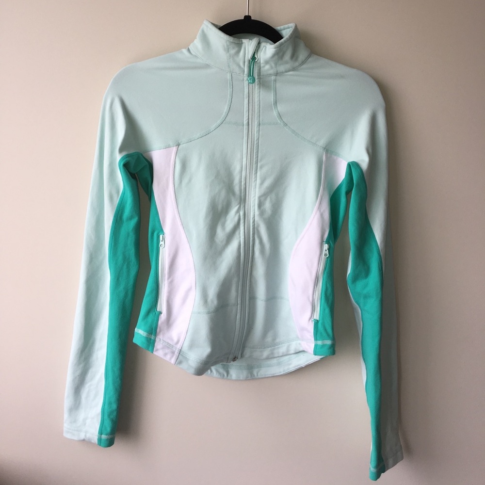 Lululemon zip up sz 6 mint green
